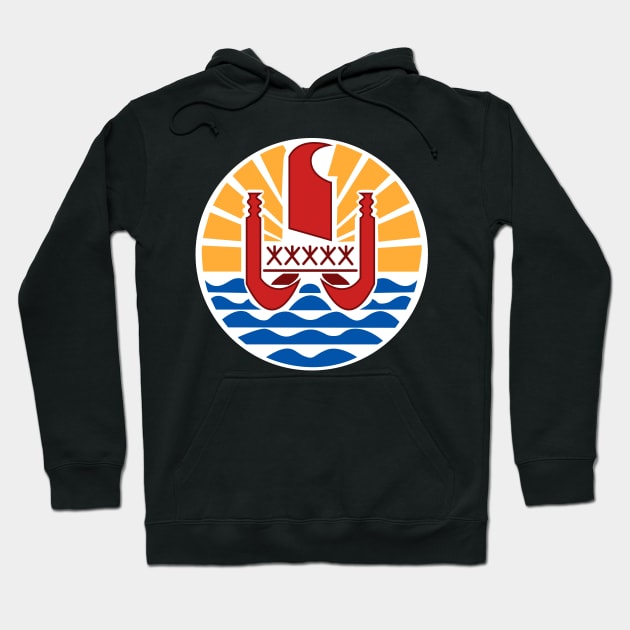 French Polynesia Hoodie by Wickedcartoons